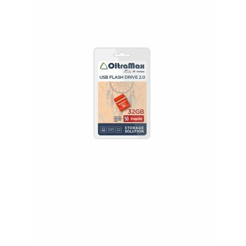 USB флеш накопитель OM-32GB-50-Orange Red 2.0 oltramax om 32gb 50 blue 2 0