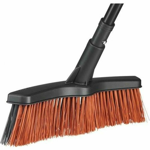 Метла FISKARS универсальная садовая Solid черный, черный, коричневый