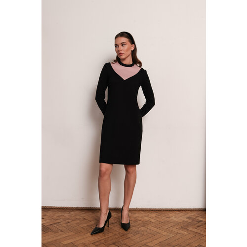 фото Платье маковцвет, размер 48, черный