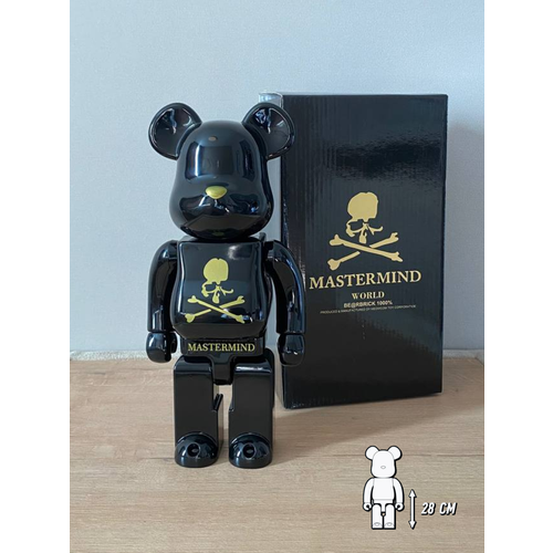 Интерьерная фигурка медведь в стиле Bearbrick, Mastermind World (28 см)