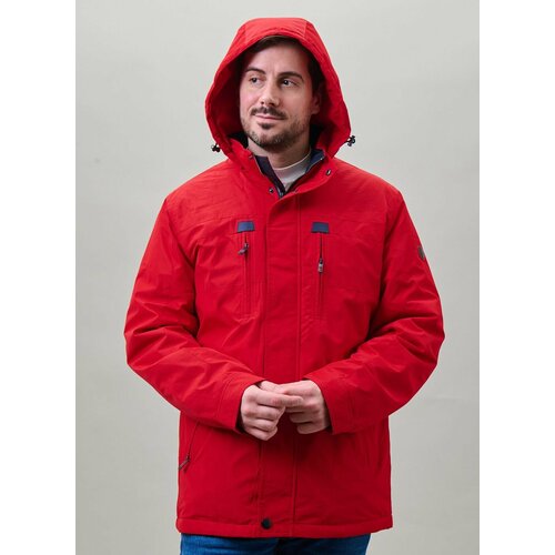 Куртка КАЛЯЕВ, размер 52, красный