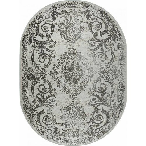 Ковер 36932J OVAL CREAM / GREY (1.2 х 1.7 м)