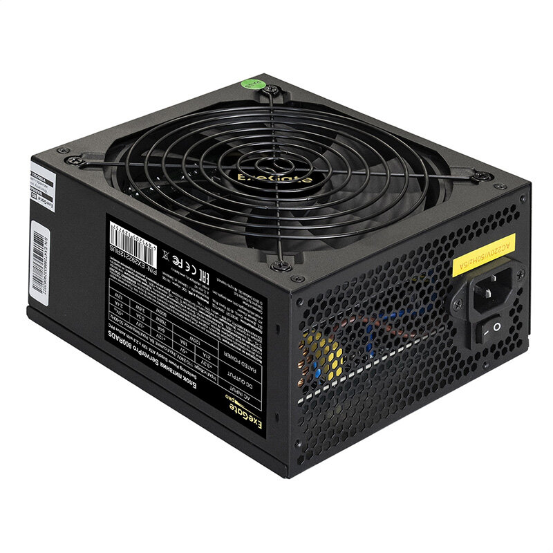 Блок питания ATX Exegate EX292212RUS 800W (for 3U+ cases, APFC, КПД 80% (80 PLUS), 14cm fan, 24pin, 2(4+4)pin, PCIe, 5xSATA, 4xIDE, - фото №10