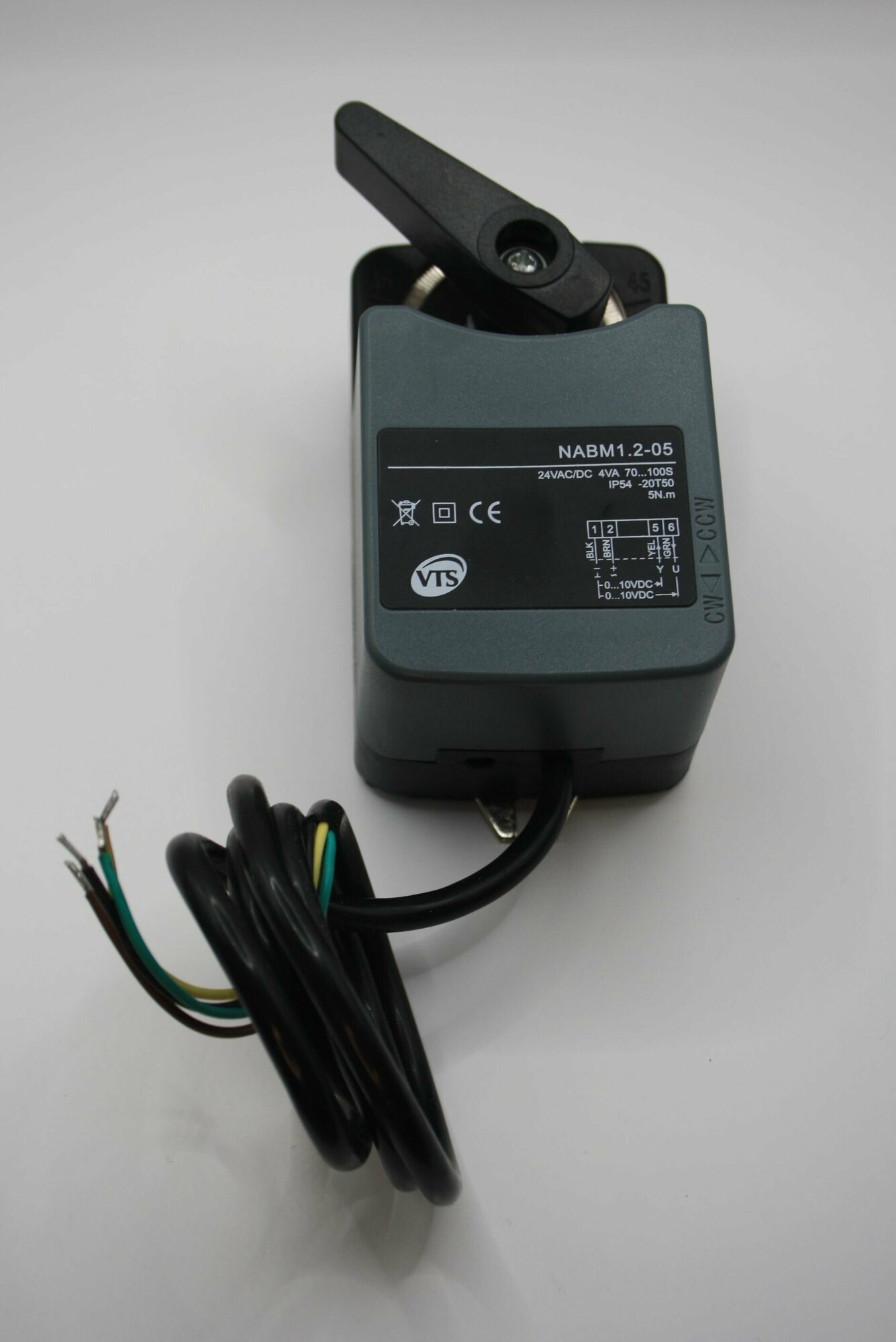 фото Сервопривод VTS 1.2-05 LN, 5 Нм, AC/DC 24 B, реверсивный, управление по 0-10В