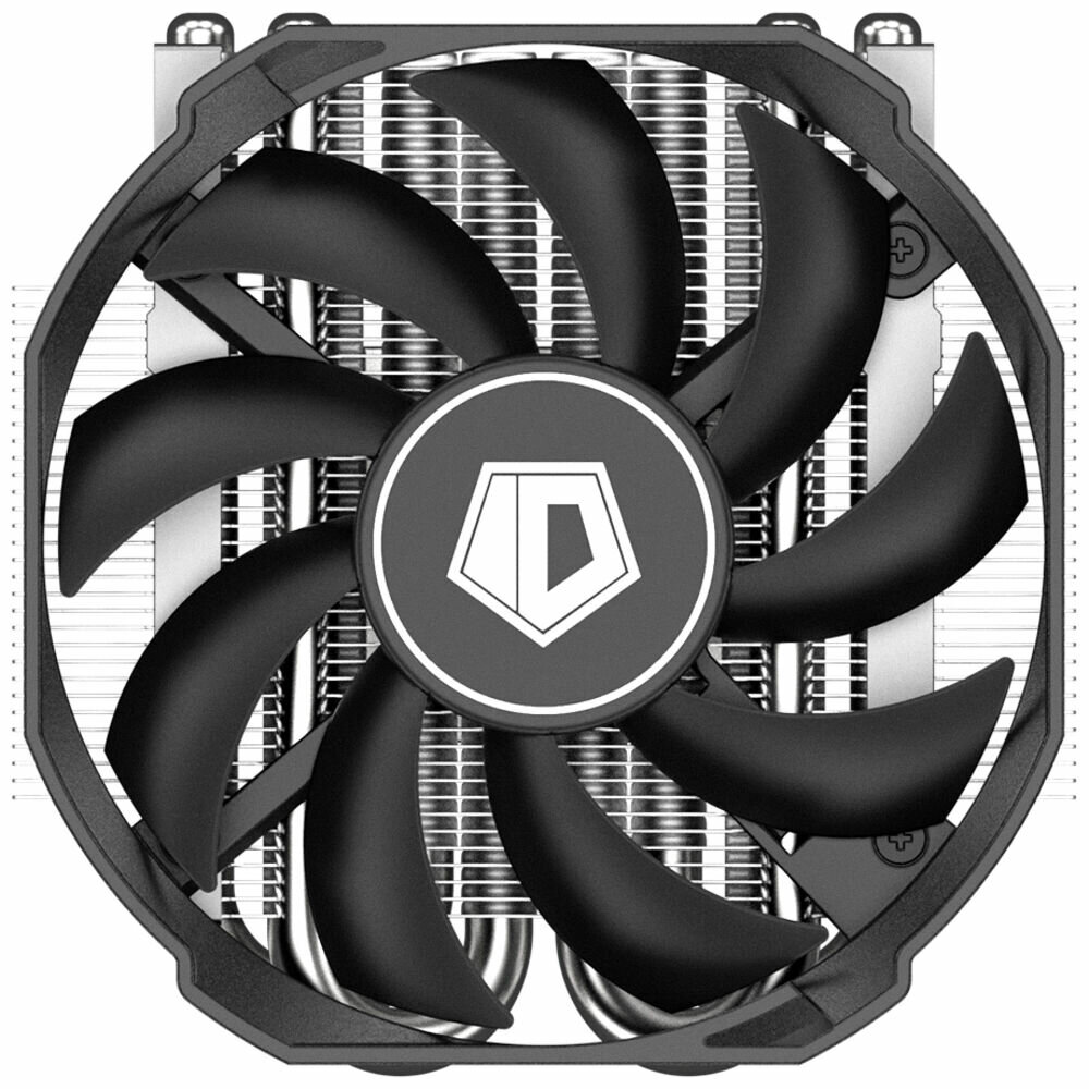 Кулер ID-Cooling LGA1700/1200/115X низкопрофильный высота 30mm (TDP 100W, PWM, 4 тепл.трубки прямого контакта, FAN 92mm) BOX - фото №7