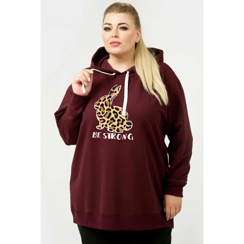 фото Толстовка ш'аrliзе, размер 52, бордовый