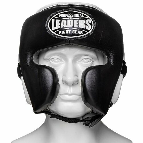 фото Шлем боксерский leaders ls mex bk/wh черный с белым