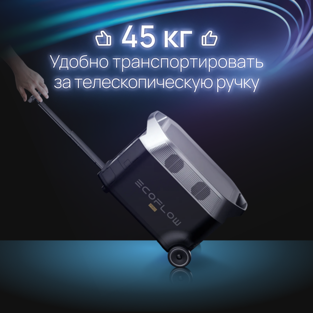 Портативная зарядная станция EcoFlow DELTA Pro 3600Втч - фото №10