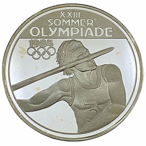 Германия, настольная памятная медаль Летние олимпийские игры 1984 1984 г.