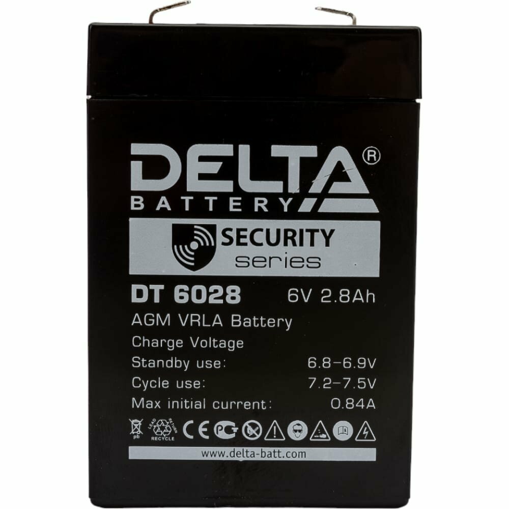 Delta Аккумуляторная батарея DT 6028 - фото №17