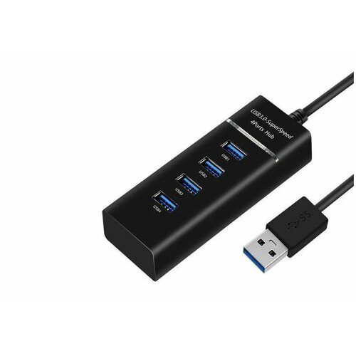 USB Hub 4USB разветвитель USB 3.0 черный