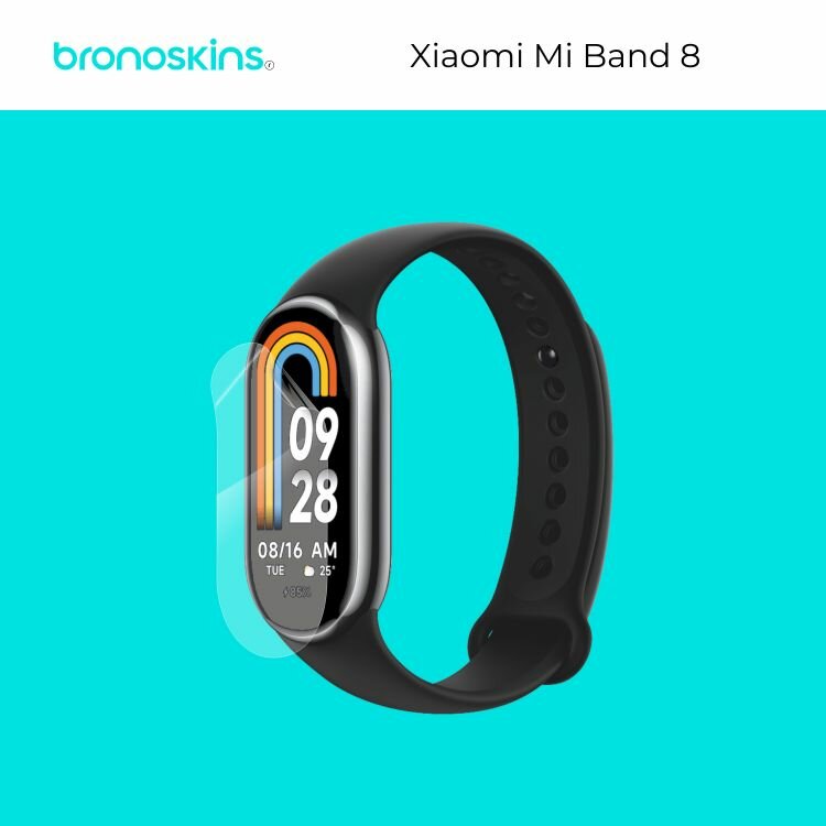 Глянцевая, Защитная пленка на часы Xiaomi Mi Band 8