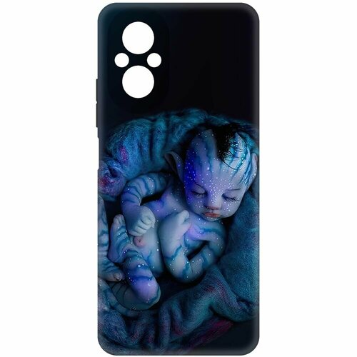 Чехол-накладка Krutoff Soft Case Аватар - Малышка для Realme C67 черный
