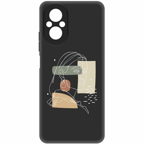 Чехол-накладка Krutoff Soft Case Уверенность для Realme C67 черный чехол накладка krutoff soft case медвежонок для realme c67 черный