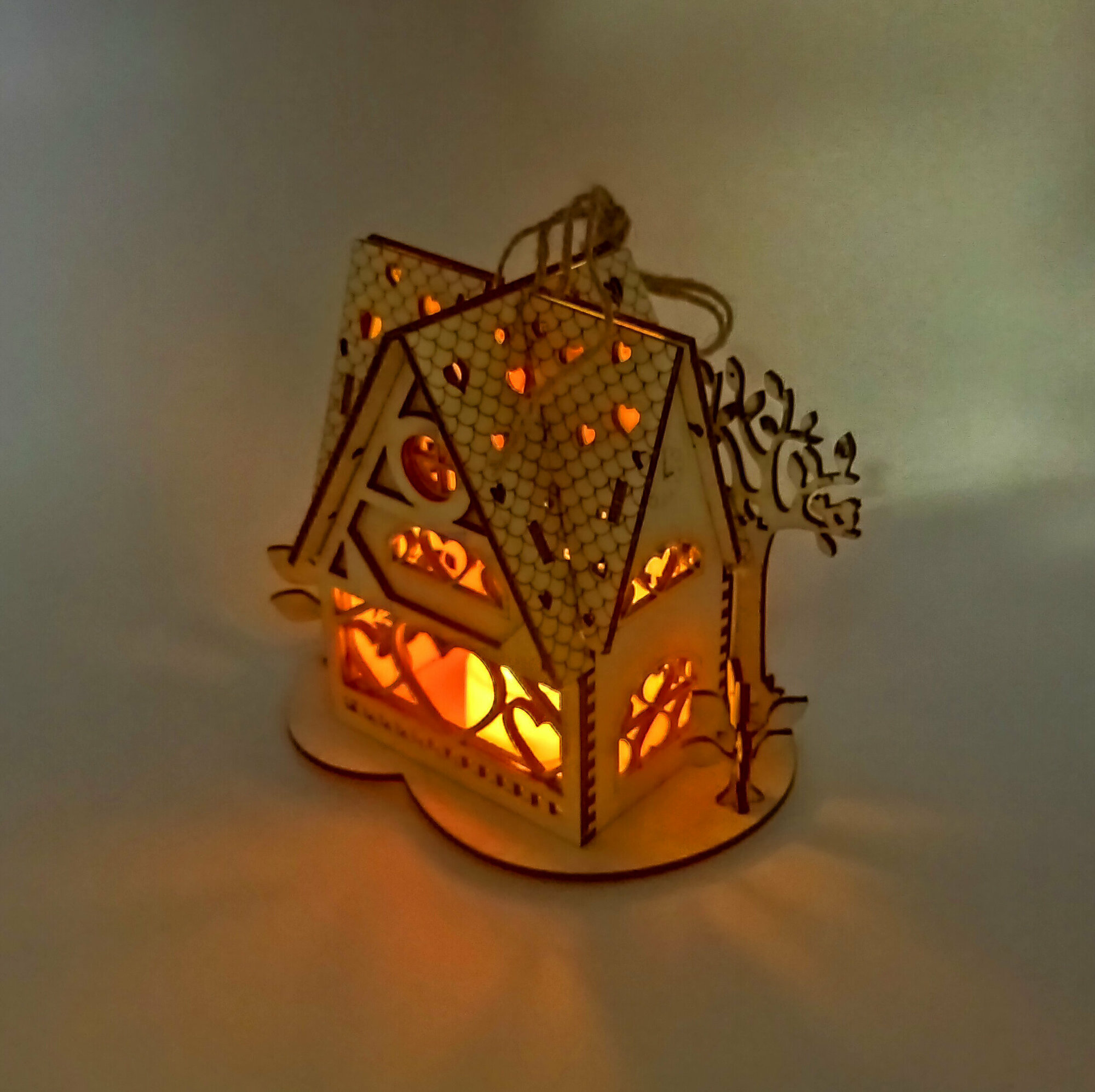 Деревянный конструктор "Дом, где живет счастье!" — фото 1