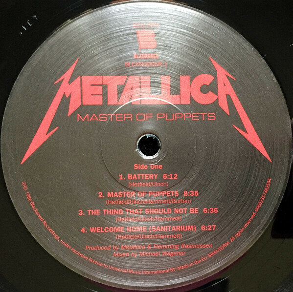 Metallica – Master Of Puppets