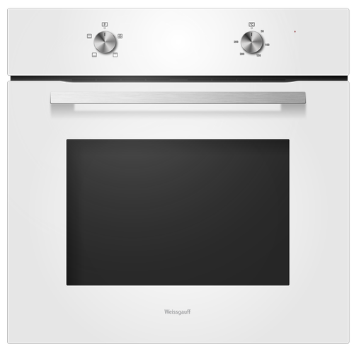 Духовой шкаф Weissgauff EOM 108 PDW 3 года гарантии 4 функции большой объем 65 л двойное остекление дверцы эмаль легкой очистки 1784000₽