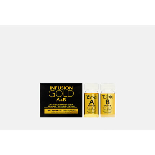 Масло для поврежденных волос с жидким золотом для волос Tahe, BOTANIC INFUSION GOLD 2шт