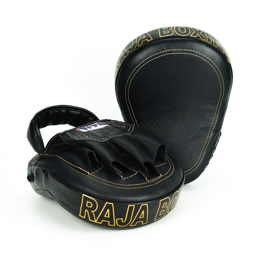 Лапы боксерские Raja Boxing Premium Punch Mitts, черный