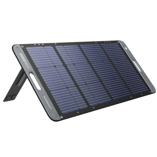 Солнечная панель портативная UGREEN SC100 (15113) Solar Panel 100Вт. Цвет: темно-серый солнечная электростанция solar 1 1 сетевая