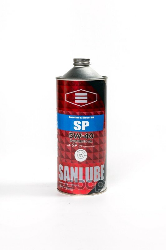 SANLUBE Масло Моторное 5W-40 Sp 1Л (Синтетика) Япония
