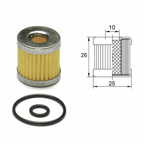 Фильтр газового клапана OMB Star (с кольцами, без сетки) /BC6Y/ 2 штуки