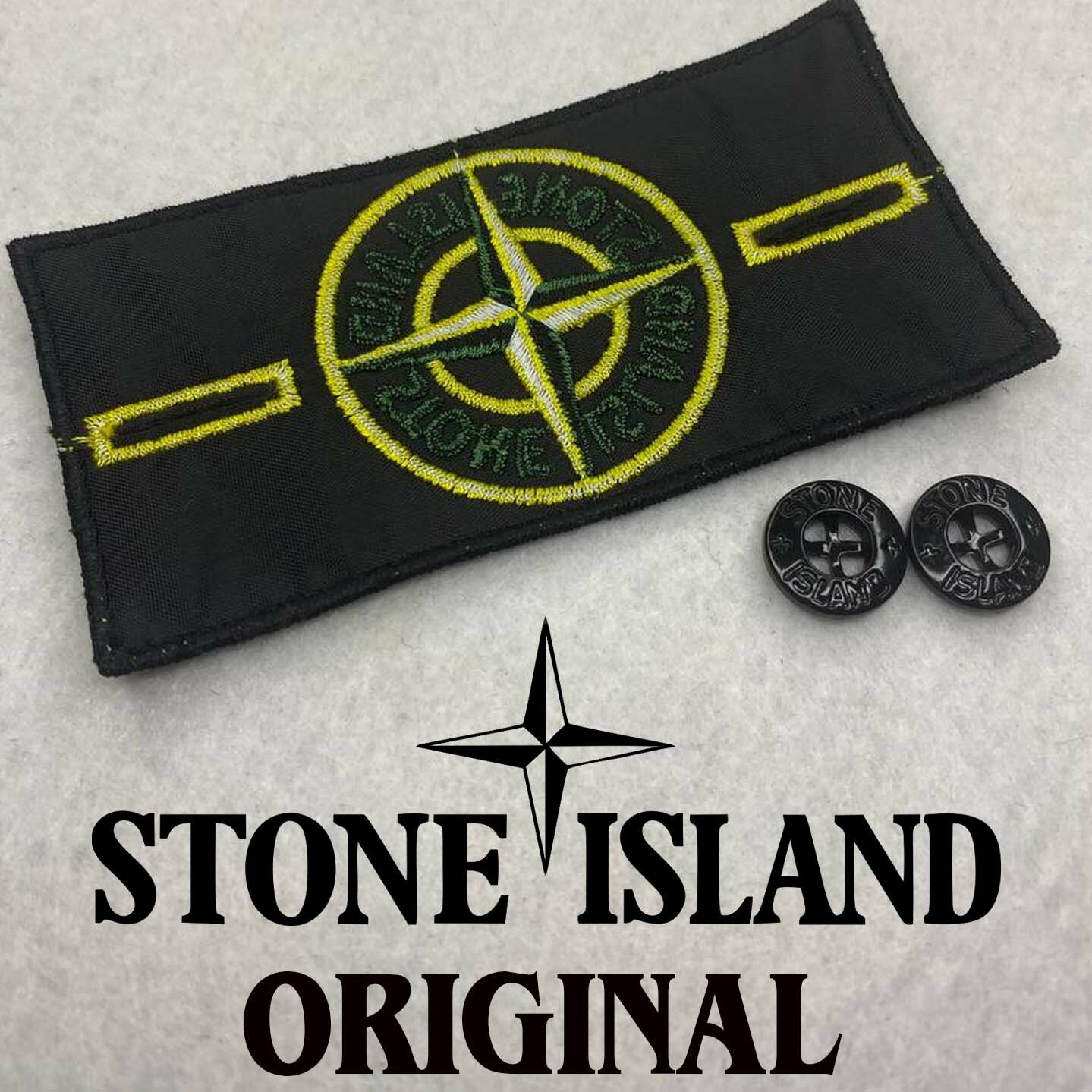 Патч Stone Island футбольный классический с пуговицами — фото 1