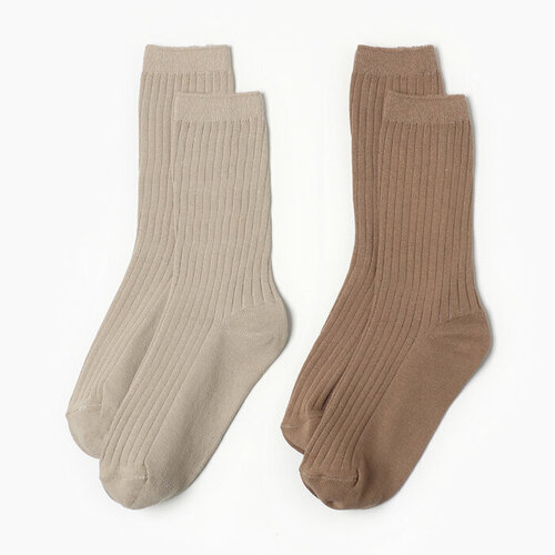 Носки Kaftan, размер 36/39, бежевый, коричневый носки kaftan размер 36 39 коричневый бежевый