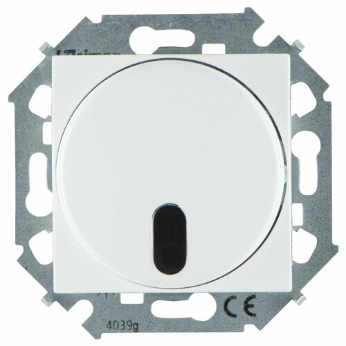 Simon 15 Белый Светорегулятор с управлением от ИК пульта, проходной, 500Вт, 230В, винт. зажим 1591713-030 (5 шт.)
