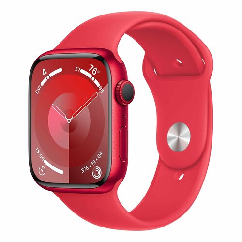 Apple Watch Series 9 45 мм корпус из алюминия цвета PRODUCTRED спортивный ремешок Red 5449000₽