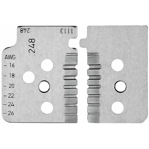 запчасть ножи для стриппера kn 1250200 1 пара Ножи для стриппера KN-121214, 1 пара Knipex KN-121914