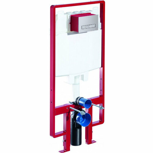 Инсталляция для унитаза Schell Montus SCL030610099 с кнопкой SCL031226499 матовый хром