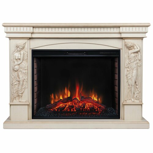 каминокомплект realflame diva wt firespace 33 s ir Электрокамин RealFlame DIVA 33 WT-619B с очагом Epsilon 33