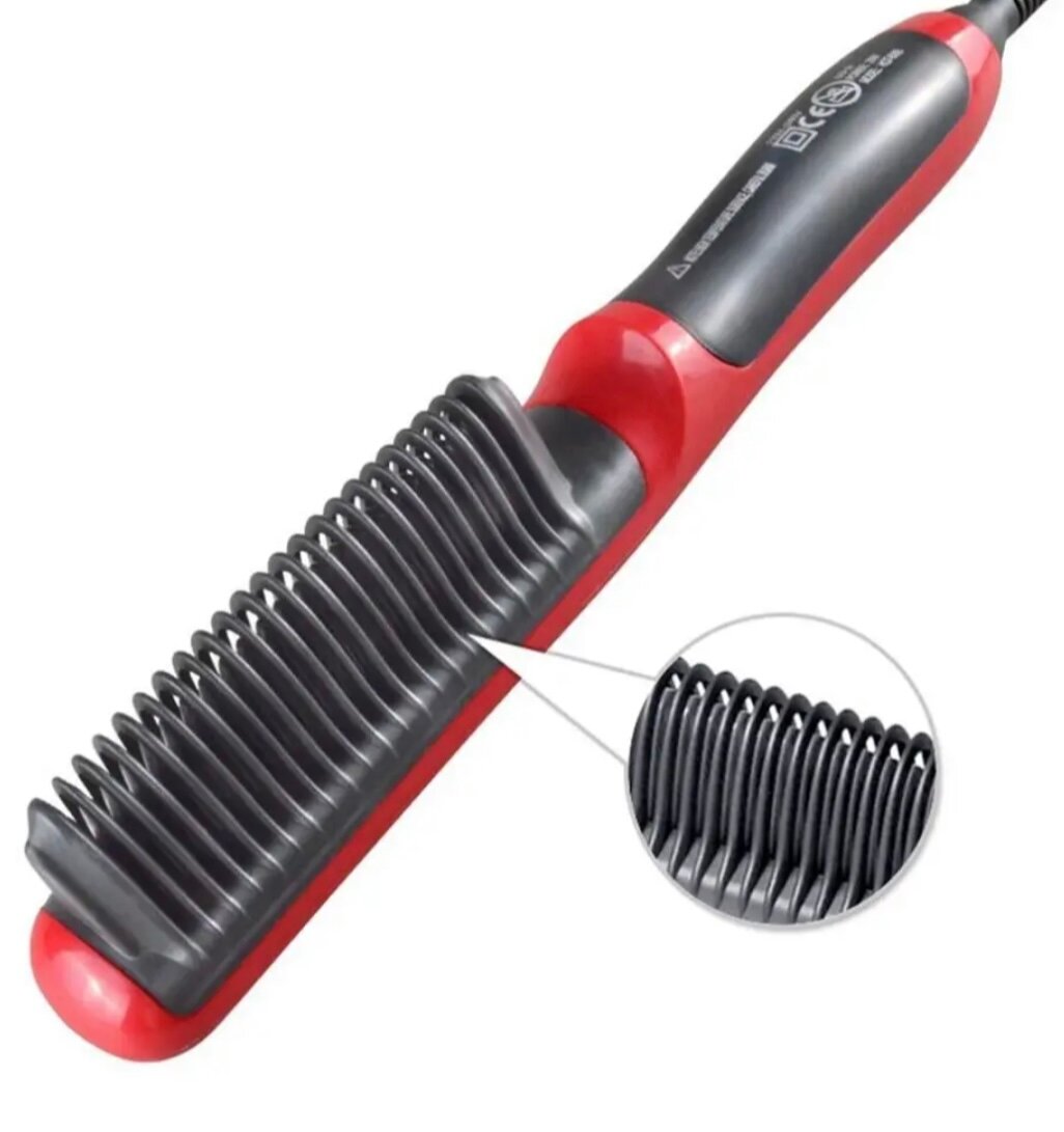 Расчёска- выпрямитель электрическая для всех типов волос Hair straightener - фотография № 2