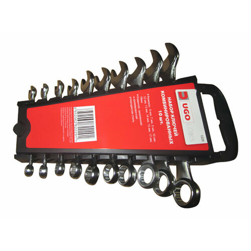 Набор ключей комбинированных UGO LOKS 6-19мм 10 предметов 3336₽