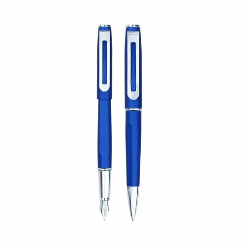 Подарочный набор ручек шариковая и перьевая Diplomat Me-Pen Blue