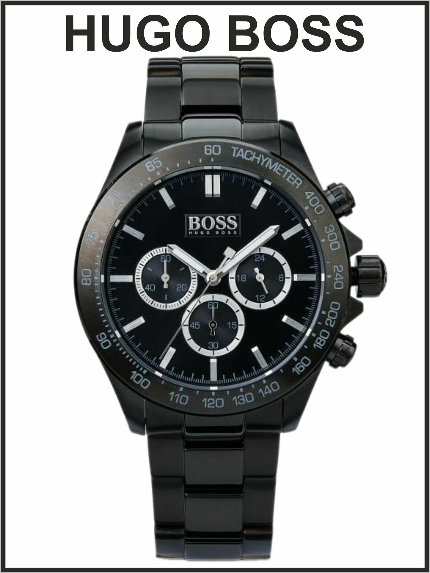 Наручные часы BOSS, черный, серый