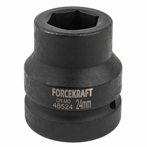 Головка ударная 1', 24мм (6гр.) FORCEKRAFT FK-48524 головка ударная 24мм 16гр forsage f 48524