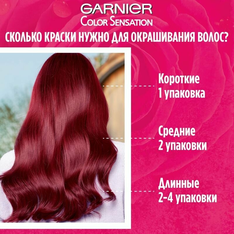 Крем-краска для волос Garnier Color Sensation Оникс 2.2 Перламутровый черный - фото №20