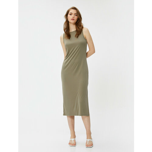 фото Платье koton, размер l, хаки