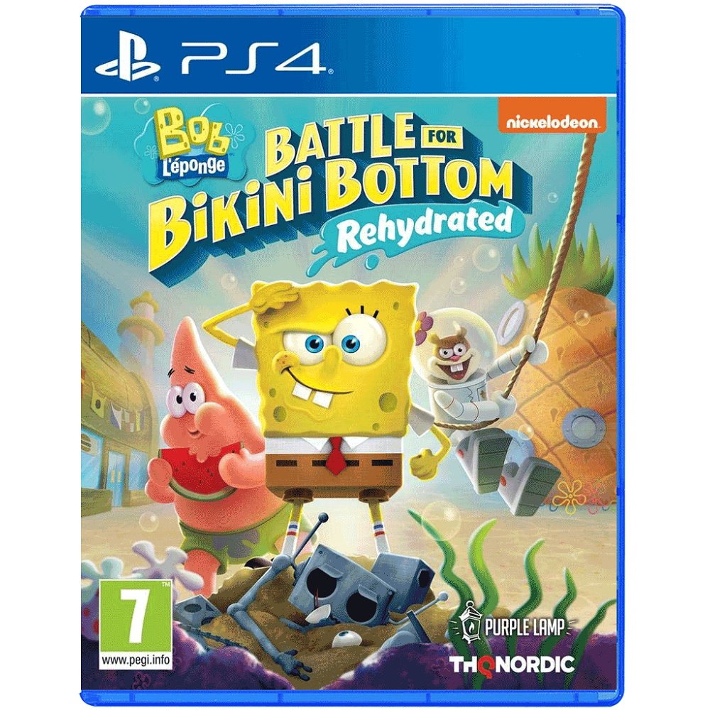 Игра PS4 - SpongeBob SquarePants. Battle for Bikini Bottom Rehydrated (русские субтитры)