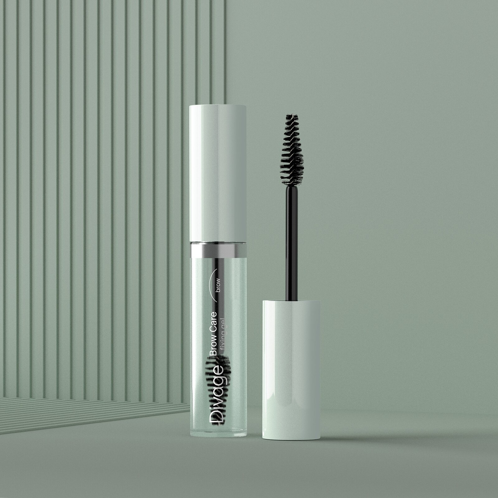 DIVAGE Гель для бровей фиксация и уход Brow Care Fixing Gel, 8 мл, 01 — фото 1
