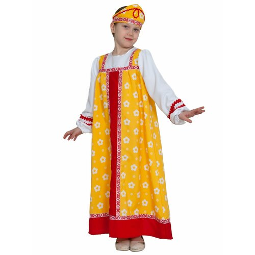 Костюм КАРНАВАЛОФФ, размер 116-122, красный/желтый, 2 шт. костюм карнавалофф медсестра размер 116 122 белый