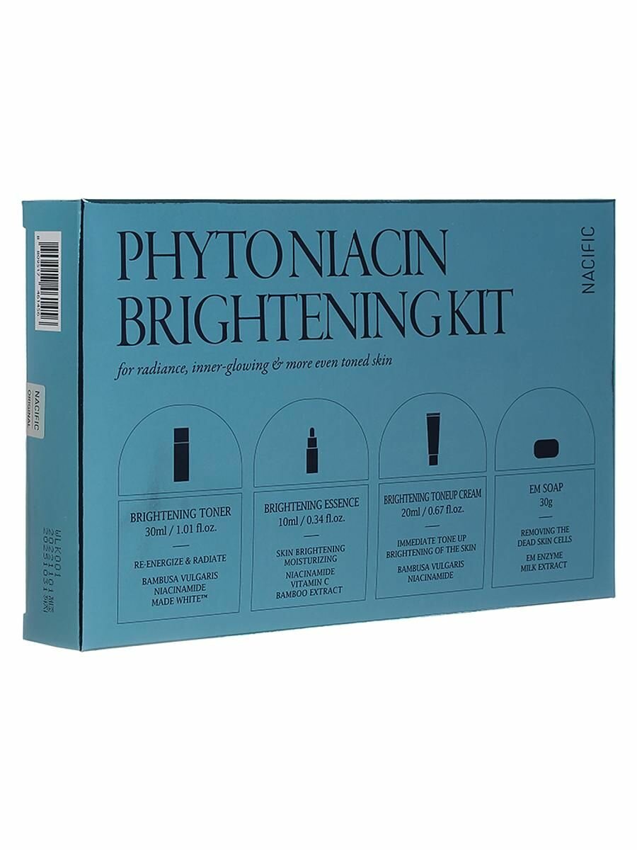 Набор уходовых средств осветляющий с ниацином, PHYTO NIACIN BRIGHTENING KIT, Nacific