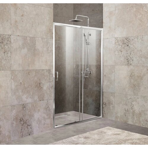 Душевая дверь 120-135 см BelBagno UNIQUE-BF-1-120/135-C-Cr прозрачное