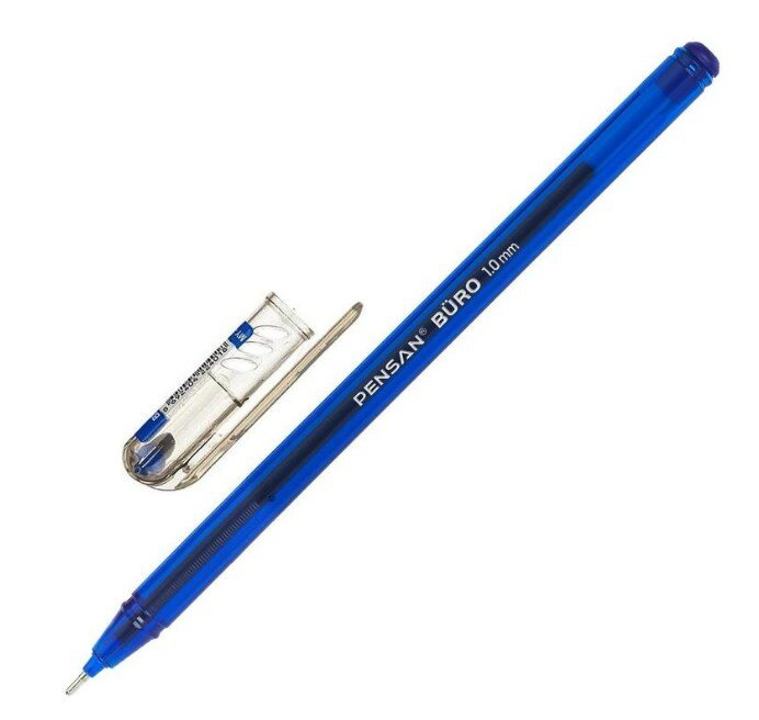фото Ручка Pensan Buro синяя, неавтоматическая, набор 7шт