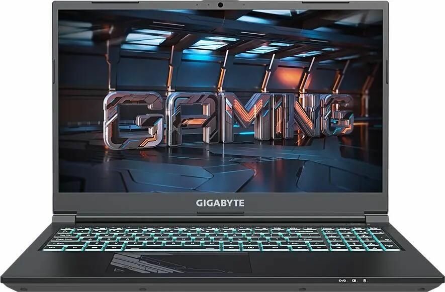 Ноутбук игровой GIGABYTE G5 KF-E3KZ313SH, 15.6", 2023, IPS, Intel Core i5 12500H 2.5ГГц, 12-ядерный, 16ГБ DDR4, 512ГБ SSD, NVIDIA GeForce RTX 4060 для ноутбуков - 8 ГБ, Windows 11 Home, черный