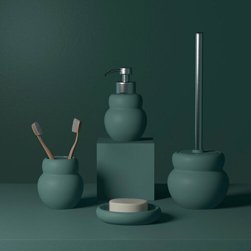 Стакан для зубных щеток Bergenson Bjorn Bath Markl зеленый