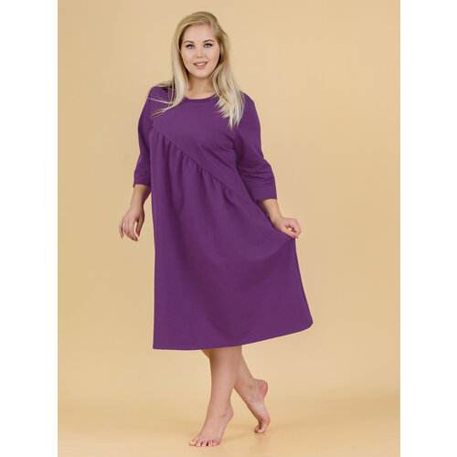 Платье НиРо, размер 66, фиолетовый платье ниро размер 66 розовый бирюзовый