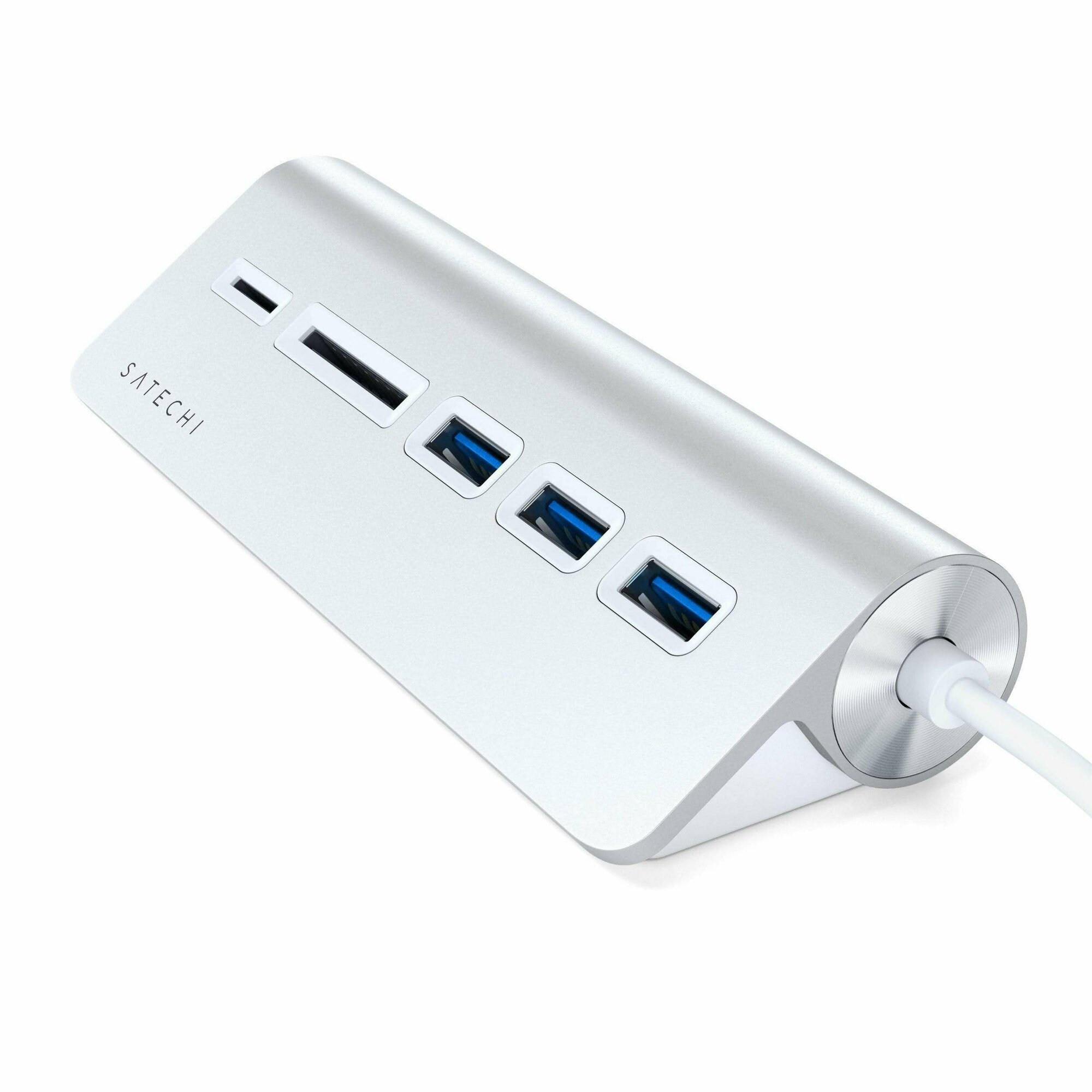 USB-концентратор Satechi Type-C USB Hub & Micro/SD Card Reader. Интерфейс USB-C. 3 порта USB 3.0 , с